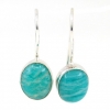 Amazonite earrings, silver 925