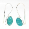 Amazonite earrings, silver 925