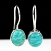 Amazonite earrings, silver 925