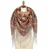 Premium shawl Don Dawns, wool, beige - 135x135cm