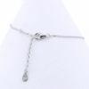 Infinity Bracelet, 925 rhodium plated silver, 17+3cm