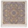 Premium shawl Bright Sun, wool, beige- 146x146cm