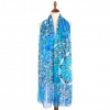 Premium scarf Dandelion, natural silk - 200x85cm