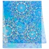 Premium scarf Dandelion, natural silk - 200x85cm